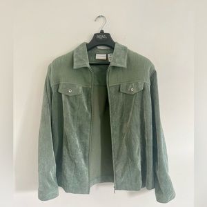 Green Alfred Dunner Corduroy Jacket